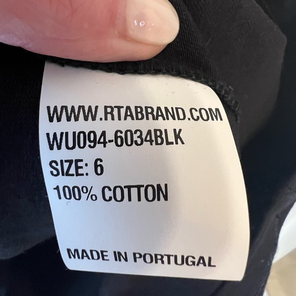 NWT RTA Brand black curve hugging Holly sheath mini dress, size 6. - Picture 9 of 13